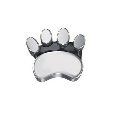 Zampa gatto oro bianco 18 kt