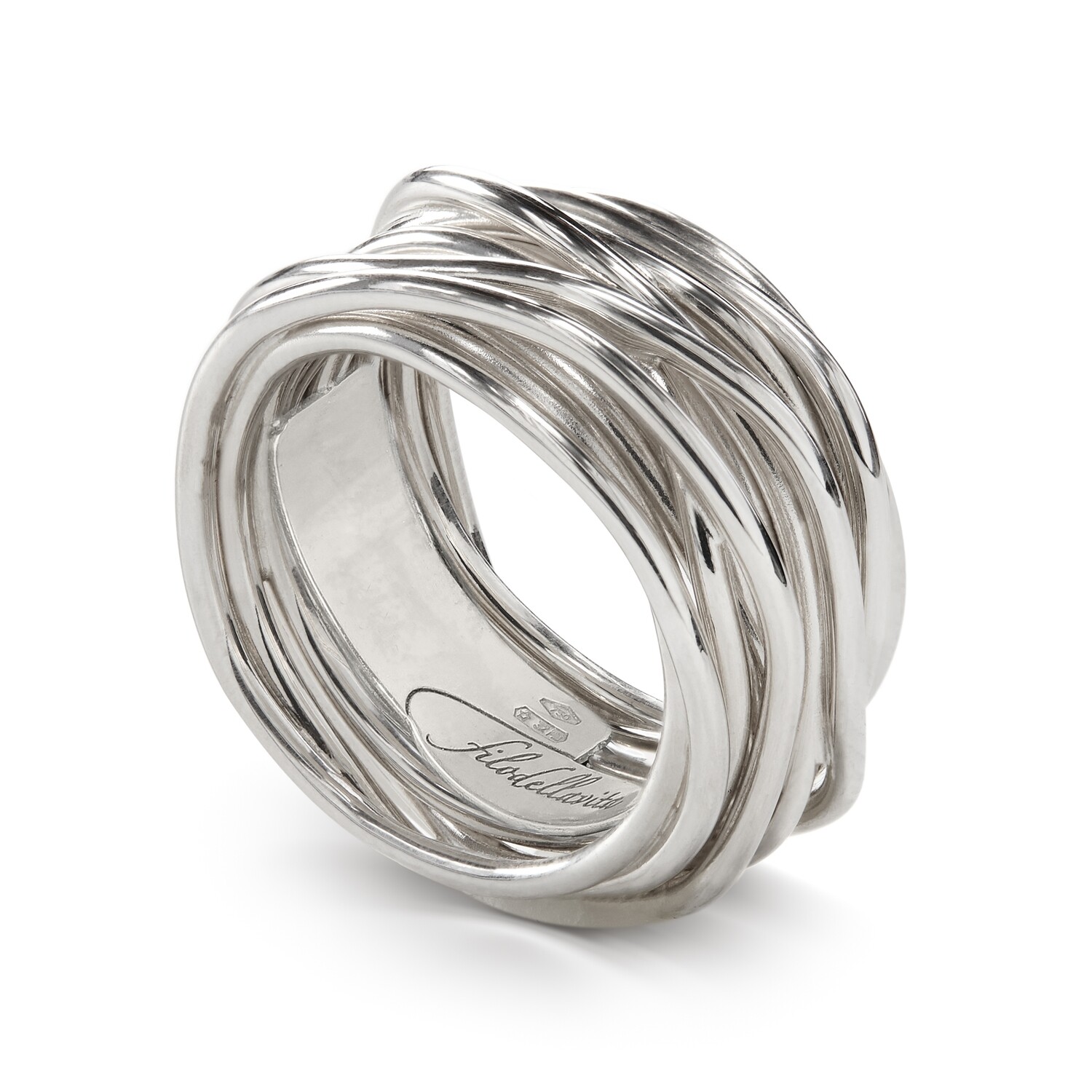ANELLO FILODELLAVITA CLASSIC, 13 FILI IN ARGENTO 925