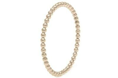 Anello in oro 9 kt a pallini sottile
