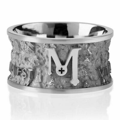 Anello ITINERE argento 925 rodiato