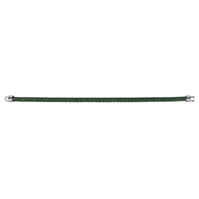 Base bracciale pelle verde