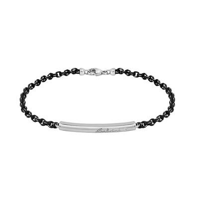 Bracciale &quot;Tube&quot; in argento 925