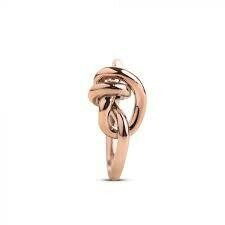ANELLO NODI D'AMORE IN ORO ROSA 9KT