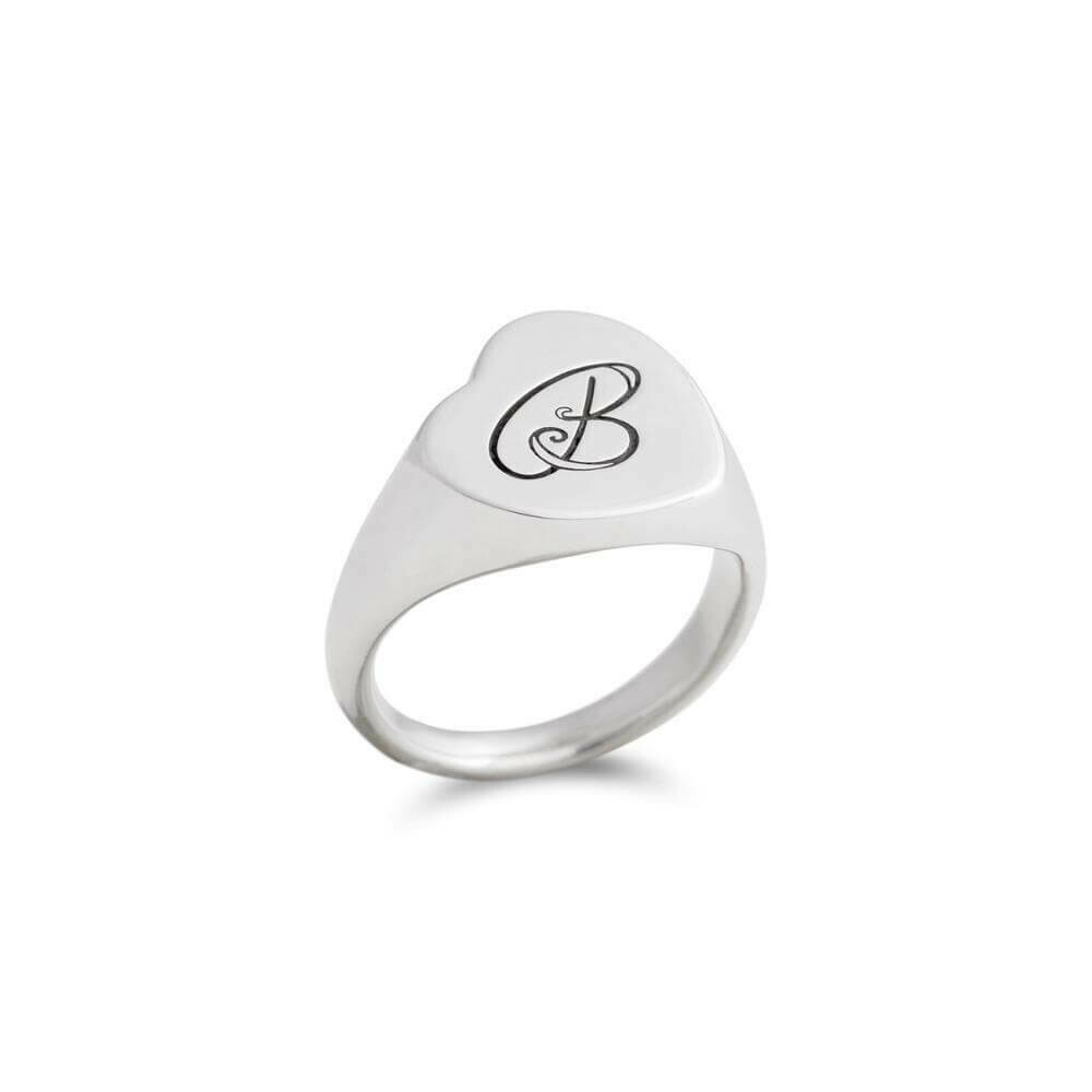 MIGNOLO CUORE OBLIQUO IN ARGENTO 925