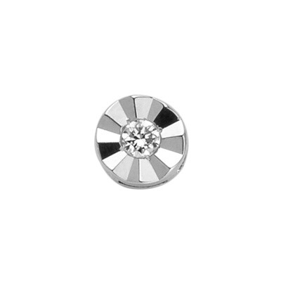 Riflessi “Rotondo” in oro bianco 18 kt