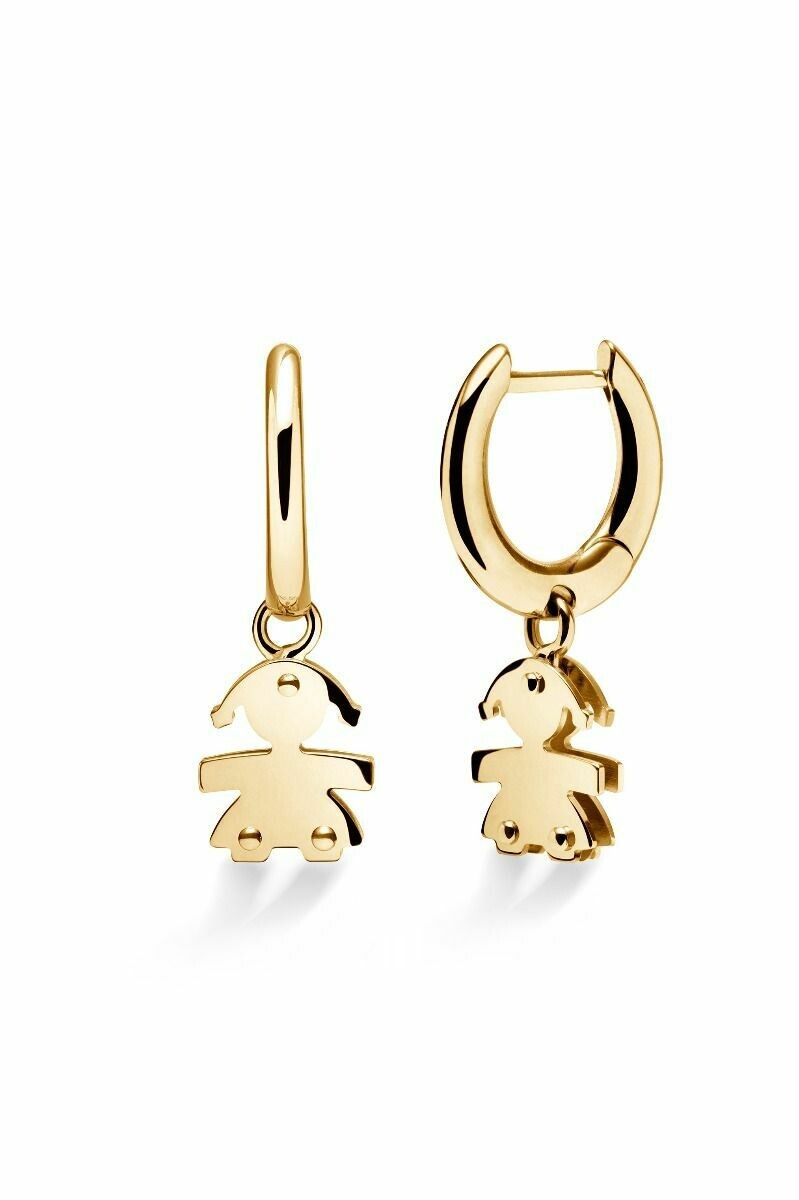 Orecchini Pendenti i Classici Bimba Oro Giallo