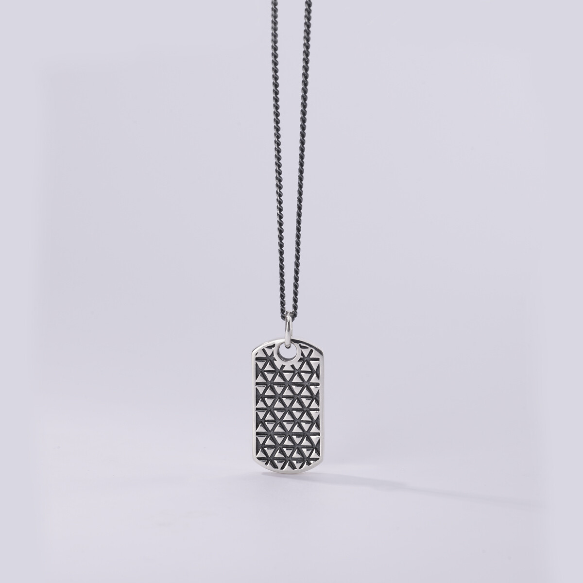 COLLANA PIASTRA A ROMBI