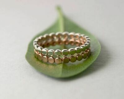 Anello PILLS in oro rosa 9 kt