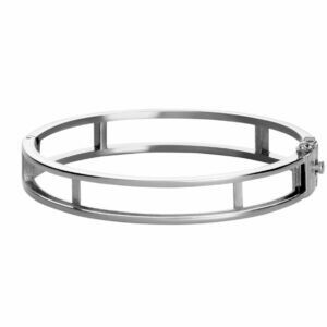 Bracciale in argento bianco