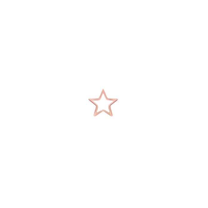 CHARM LUXURY PIERCING STELLA TRAFORATO IN ORO ROSA
