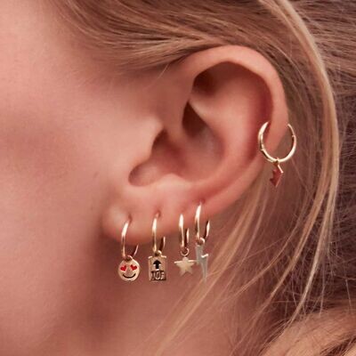 CHARM LUXURY PIERCING STELLA IN ORO GIALLO