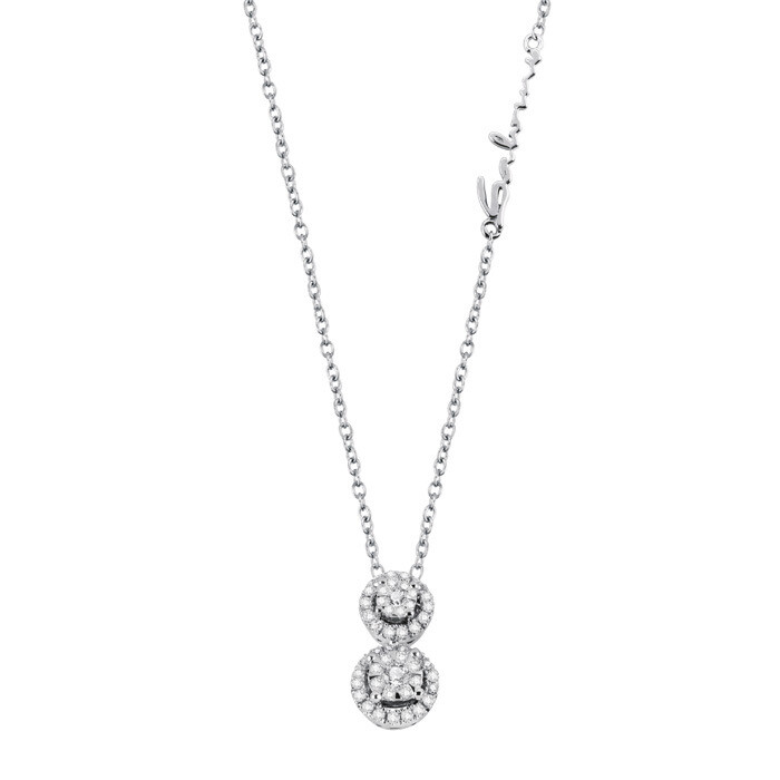 Collier &quot;Daphne style&quot; ciondolo doppio
