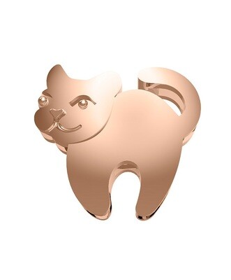 Gatto oro rosa 18 kt