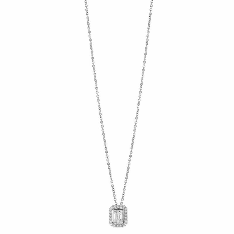 Girocollo &quot;Magia&quot; in oro bianco 18 kt