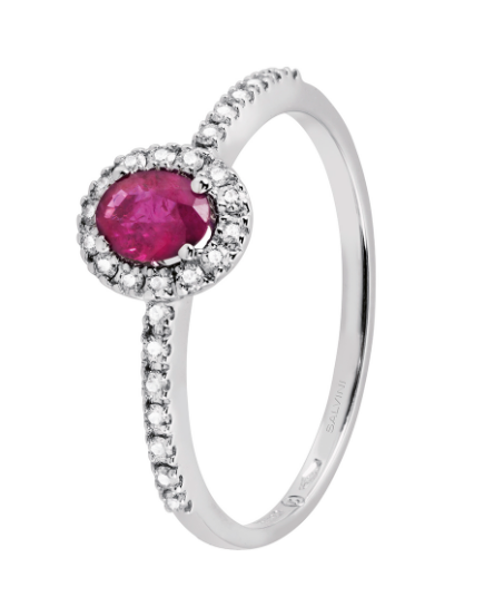 Anello &quot;DORA&quot; rubino
