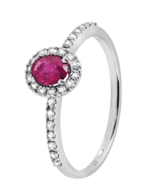 Anello &quot;DORA&quot; rubino