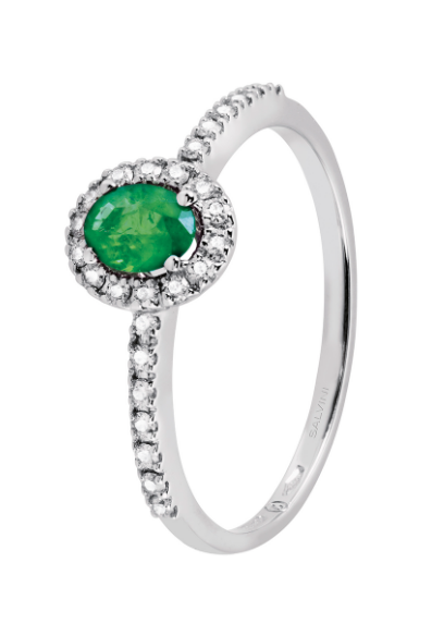Anello &quot;DORA&quot; smeraldo