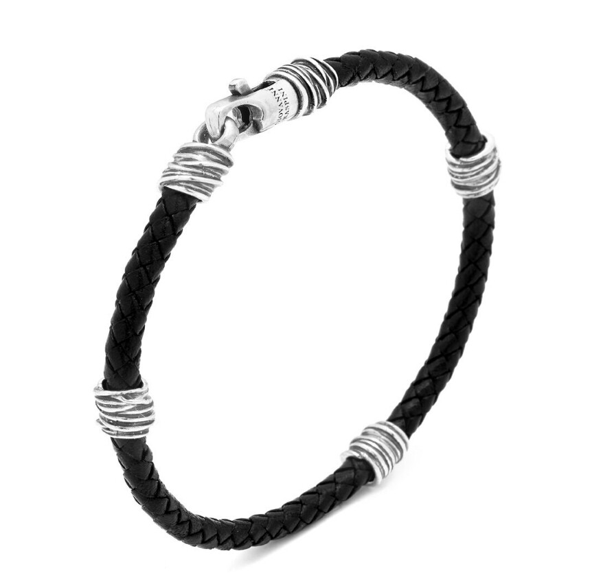 Bracciale cuoio fili Bracciale cuoio fili