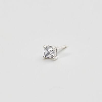 ORECCHINO CON ZIRCONE BIANCO