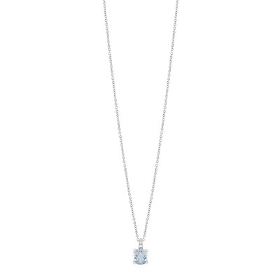 Collier &quot;Battito&quot; acquamarina