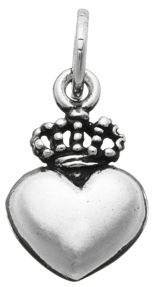 Charm Cuore con Corona