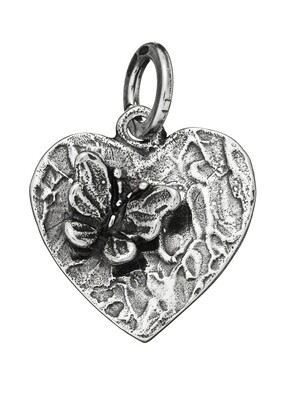 Charm Farfalla nel cuore