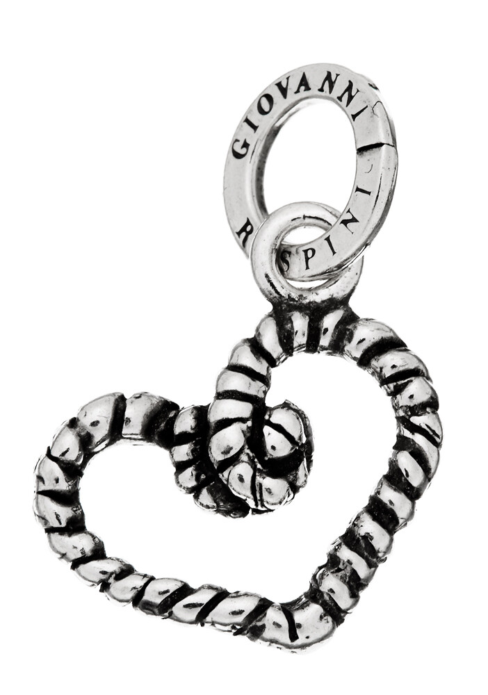 Charm Cuore intrecciato