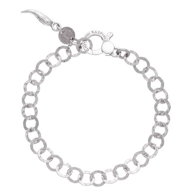 Bracciale anelli piatti