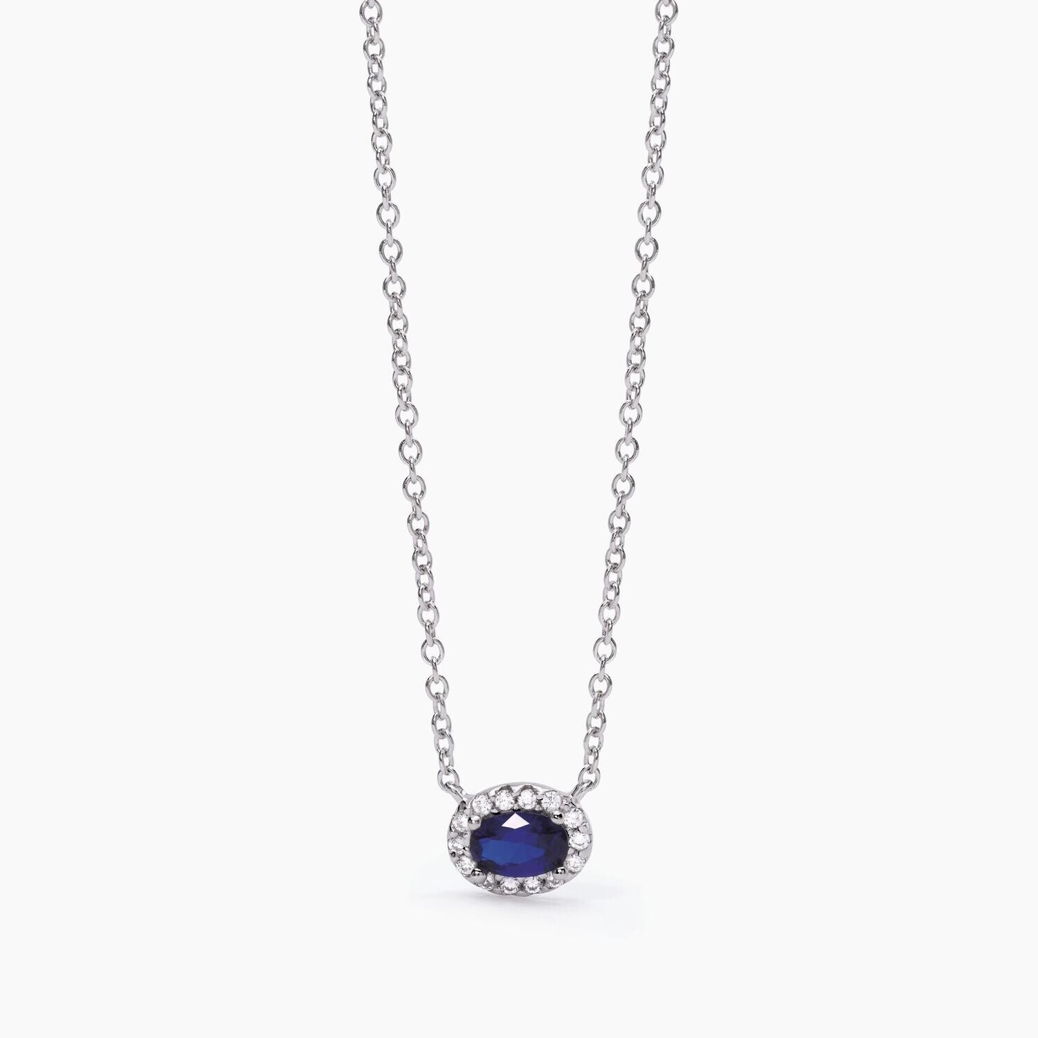 Collana con zaffiro sintetico COOL OR RÉTRO?