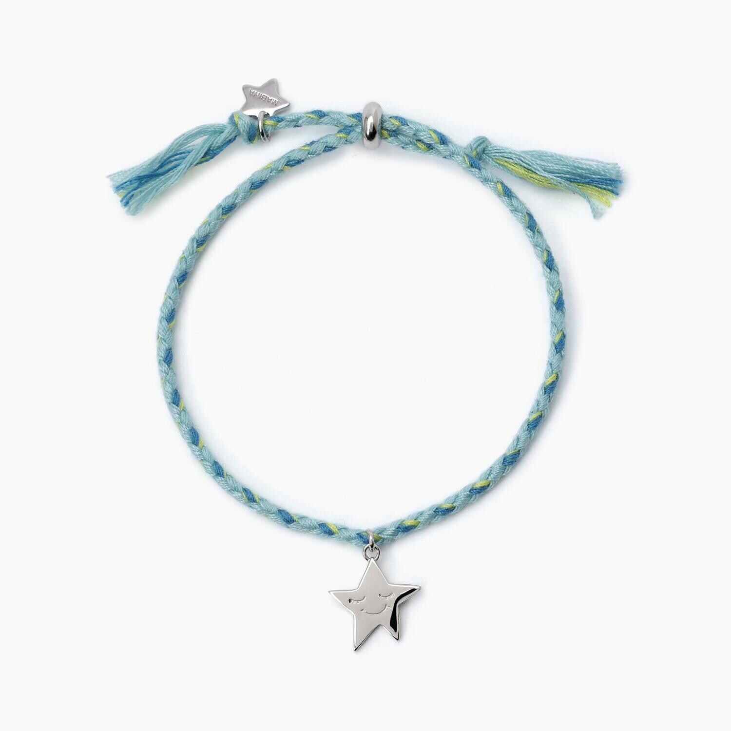 Bracciale cordino con stella 1, 2, 3 STELLA