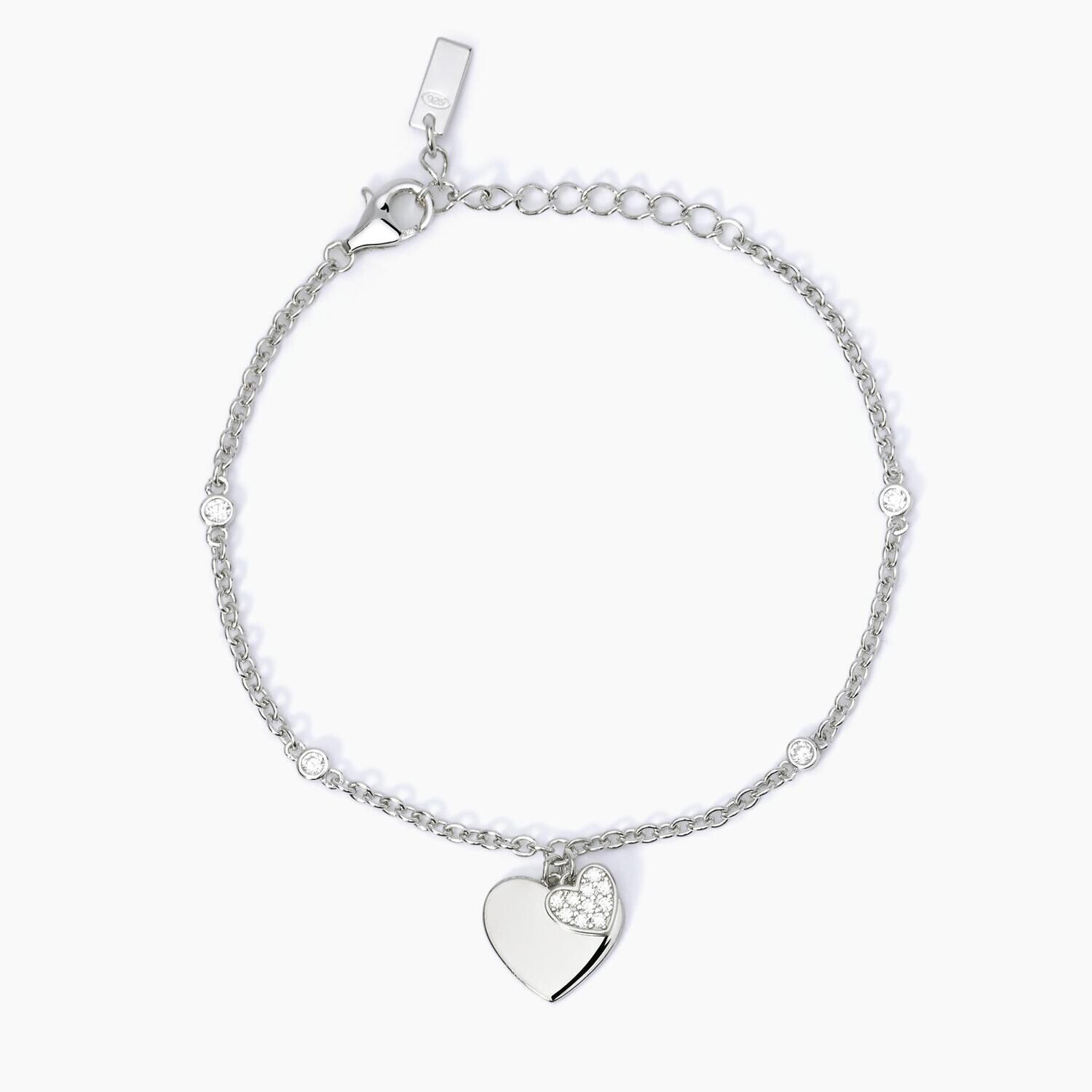 Bracciale con ciondolo cuore SOLO TUO Bracciale con ciondolo cuore SOLO TUO