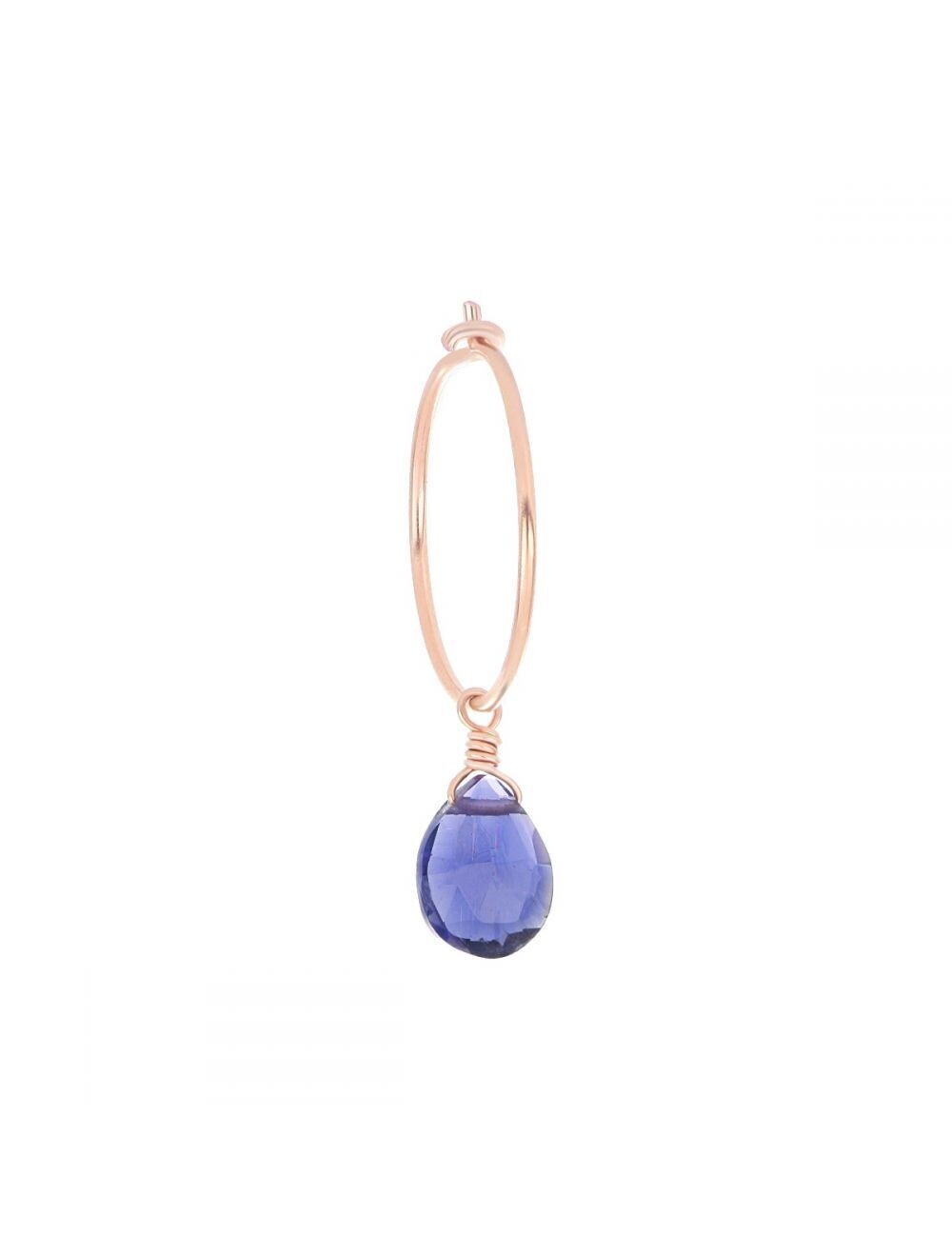 ORECCHINO GOCCE IOLITE BLU