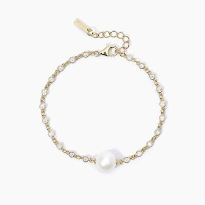 Bracciale dorato con perla DUCHESSA