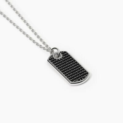 COLLANA PIASTRA PAVE'