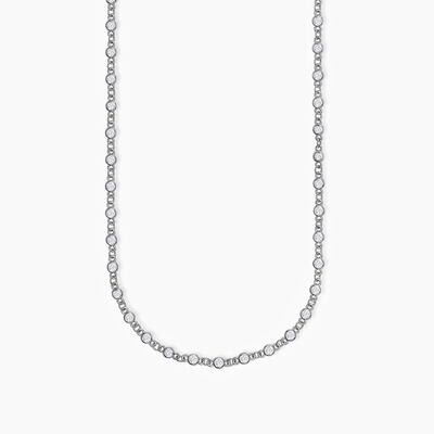Collana in argento con zirconi bianchi  SKYLINE
