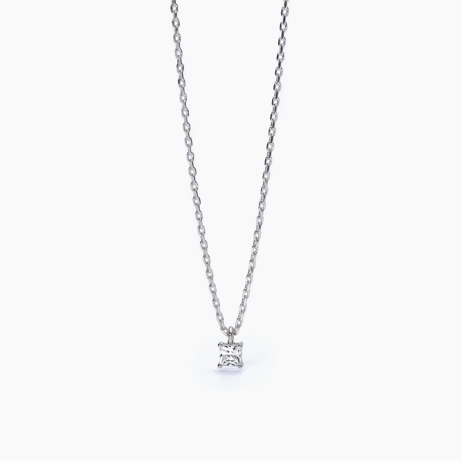 Collana in argento con punto luce PUNTO DI VISTA