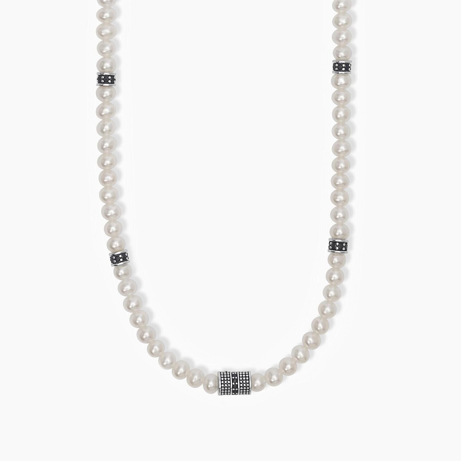 Collana in argento con perle coltivate GIOVANE RIBELLE