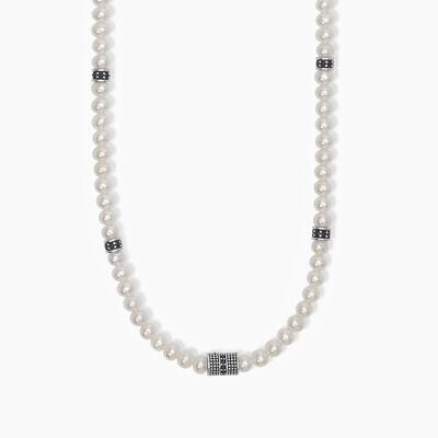 Collana in argento con perle coltivate GIOVANE RIBELLE