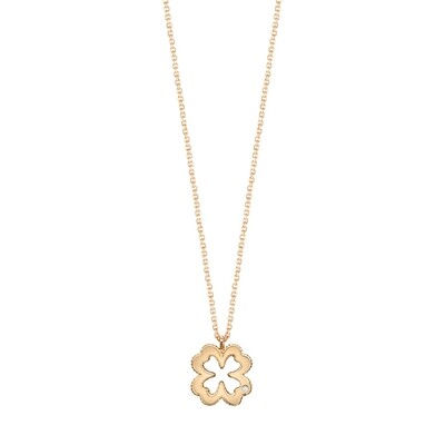 Collier 9 kt quadrifoglio
