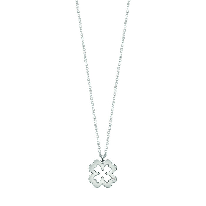 Collier 9 kt quadrifoglio