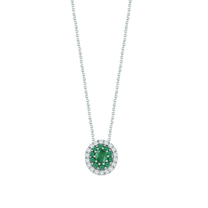 Collier Prestige Smeraldi e diamanti