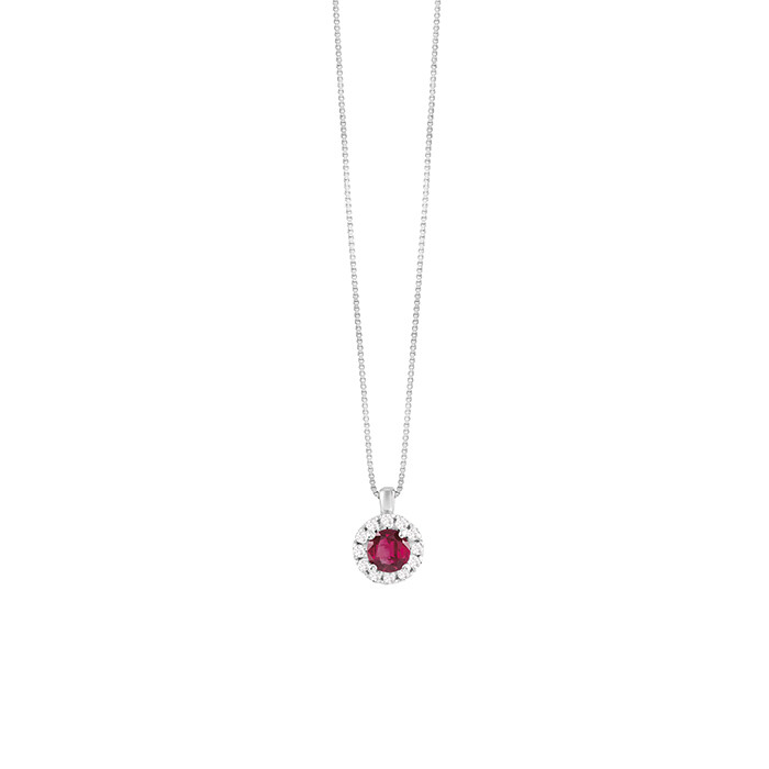 Collier Dream Rubino e diamanti
