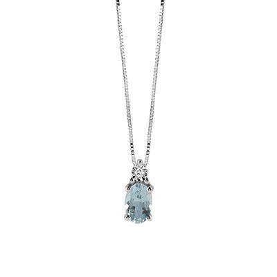 Collier acquamarina