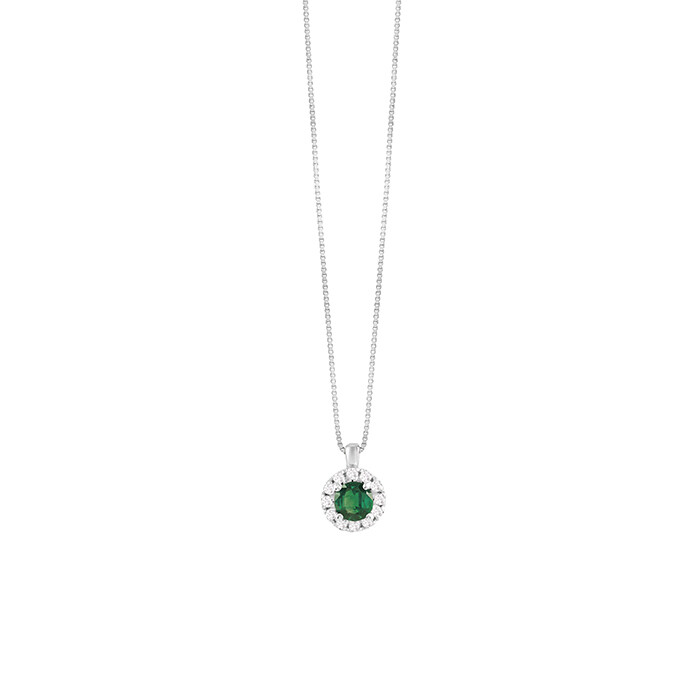 Collier con smeraldo