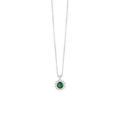 Collier con smeraldo