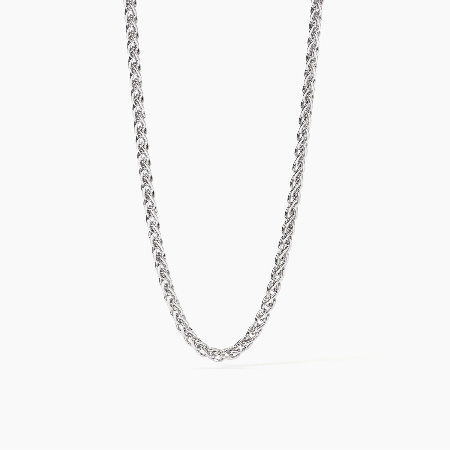 Collana in argento con catena spiga EVERY DAY