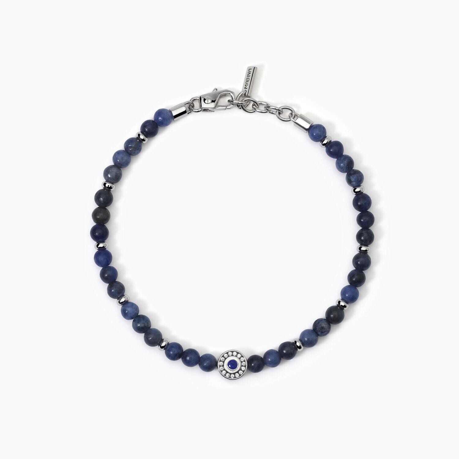 Bracciale in argento con sodalite BENIAMINO