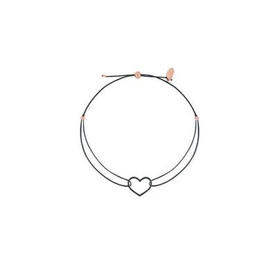 BRACCIALE FILO CUORE PICCOLO OLTRE