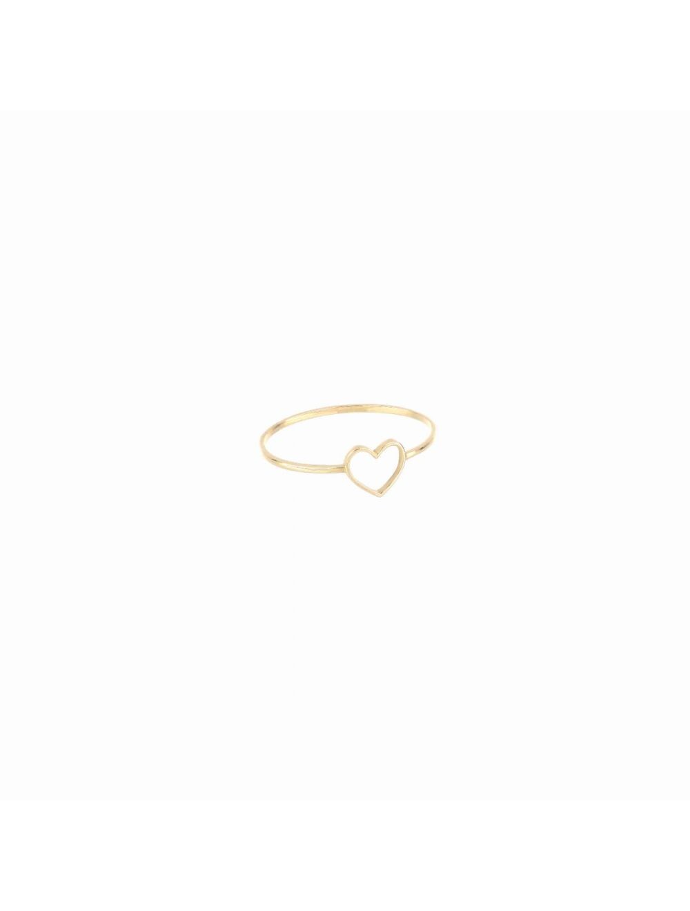 ANELLO CUORE TRAFORATO 18KT