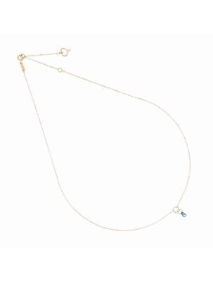 GIROCOLLO 18KT DROPS ZAFFIRO BLU